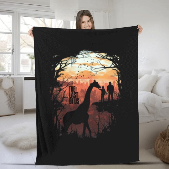The Last of Us Joel and Ellie Family Fleece Blankets