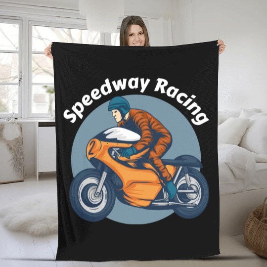 Speedway Racing Fleece Blankets