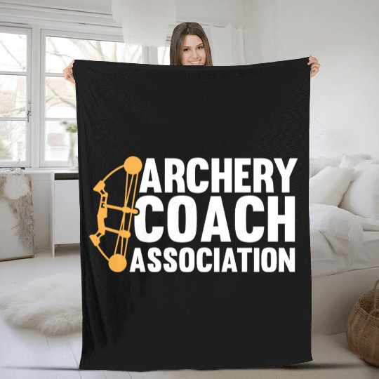 Archery Archer Bowman Fleece Blankets