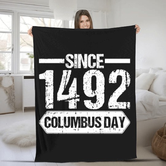 Columbus Day Italian Pride Fleece Blankets