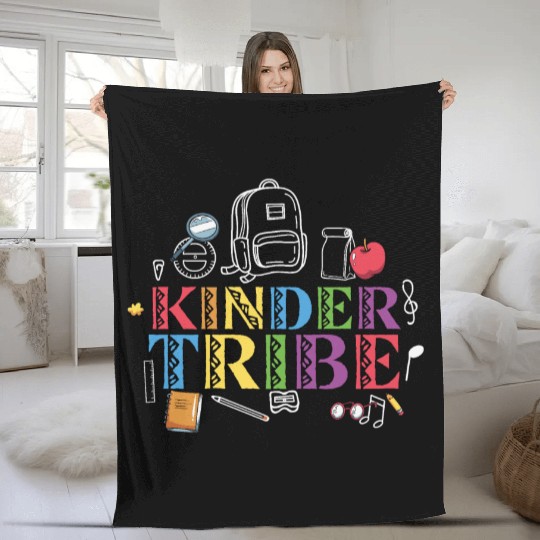 Kinder Tribe Kindergarten Fleece Blankets