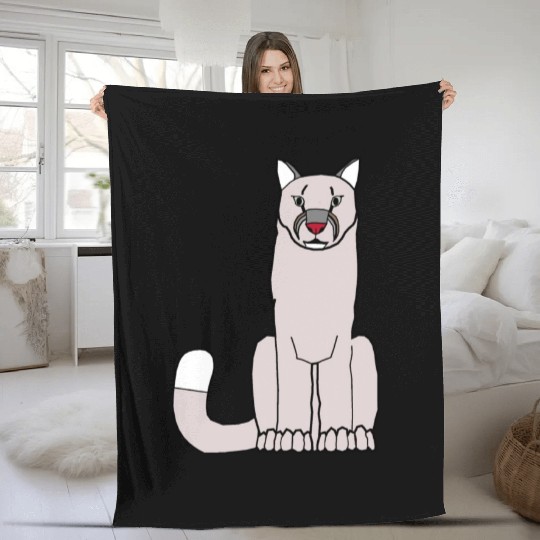 Mountain Lion DK Fleece Blankets