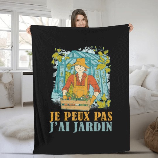 Vegetable Gardener Gardening I Have Garden Fleece Blankets