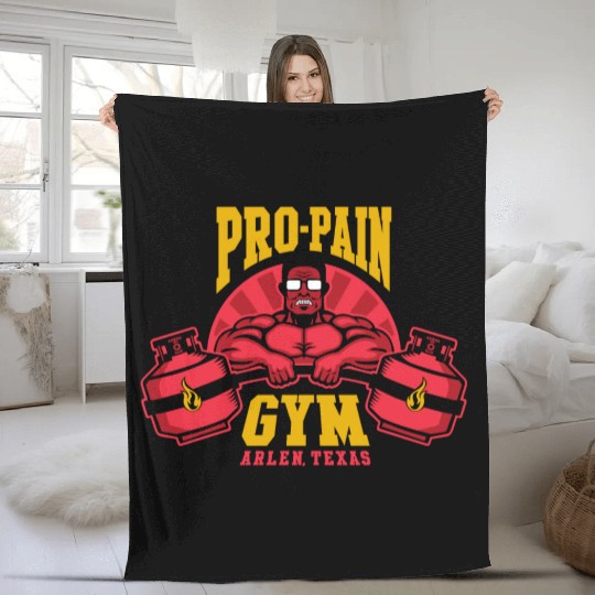 Propane Fitness Gym Fleece Blankets