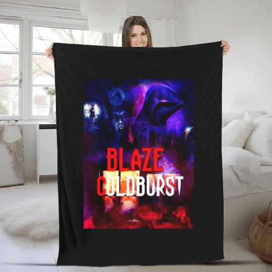 Blaze Goldburst Fantasy Book Thriller Fleece Blankets