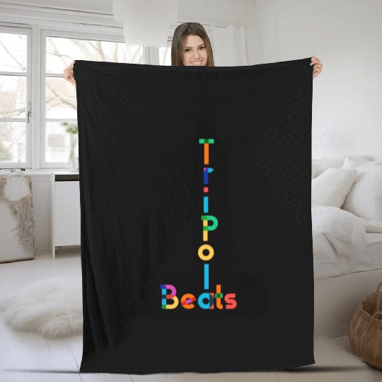 Tripola Black Fleece Blankets