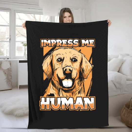 Golden Retriever Breed Dog Lover Fleece Blankets