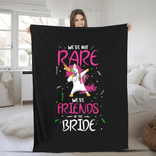 Friends Of Bride Bachelorette Party Hen Party Fleece Blankets