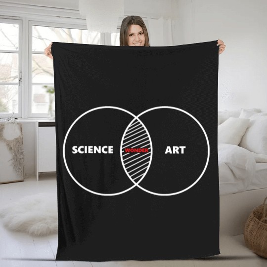 Science And Art Wonder Creative Student Teacher Fleece Blankets