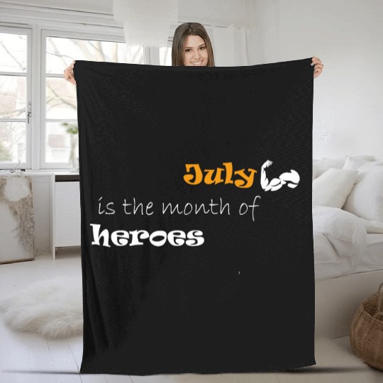 american independence day Fleece Blankets