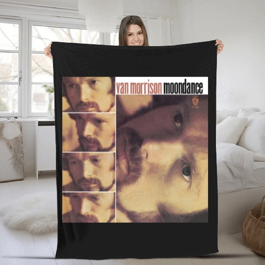 VAN MORRISON MOONDANCE Fleece Blankets