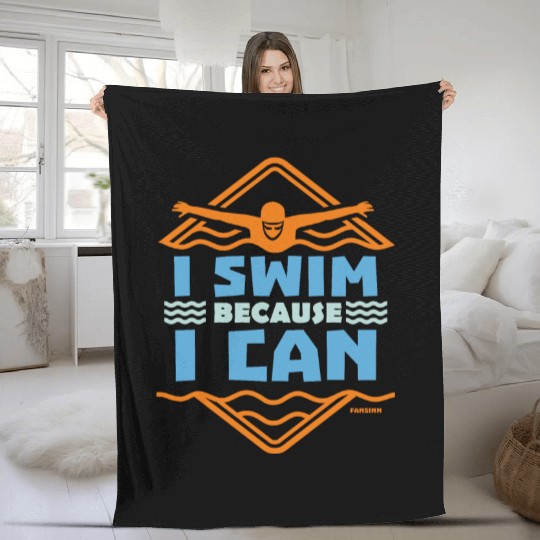 Swimming lifeguard swimming course outdoor pool gi Fleece Blankets