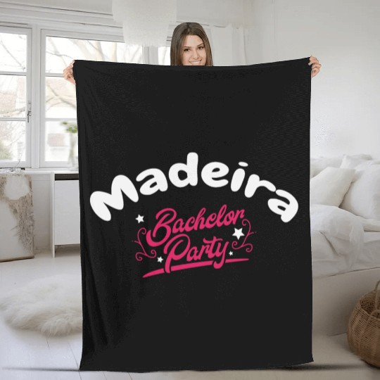 Bachelor Party Fleece Blankets Madeira Pre Wedding