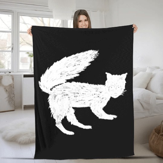 Squirrel Fox Animal lover Fleece Blankets