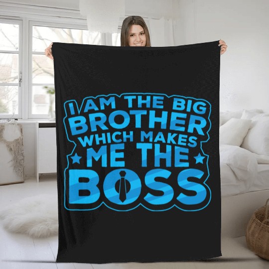 Big Boss Brother Fleece Blankets