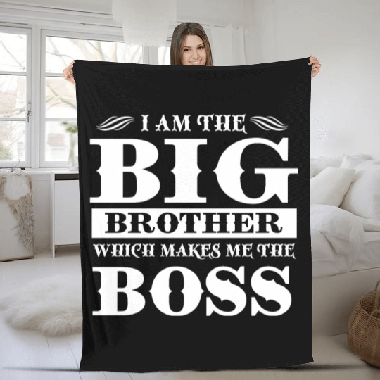 Big Brother Boss Fleece Blankets