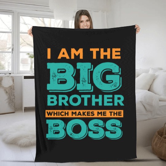 Big Brother Boss Fleece Blankets