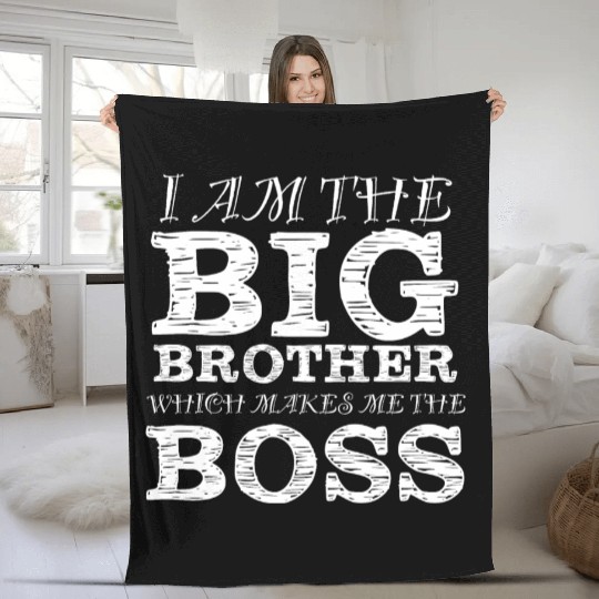 Big Brother Boss Fleece Blankets