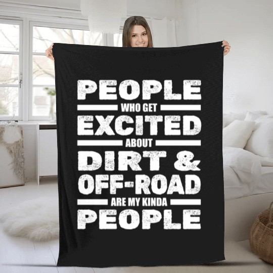 Dirt Bike MX Motocross Supercross Fleece Blankets
