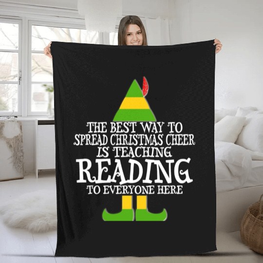 Spread Christmas Cheer Teaching Reading Teacher El Fleece Blankets