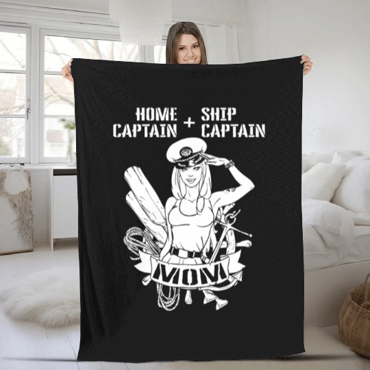 Sailing Anchor Sailboat Sailor Fleece Blankets