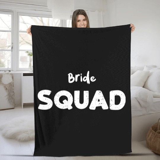 Bride Squad - Bachelorette Party Fleece Blankets