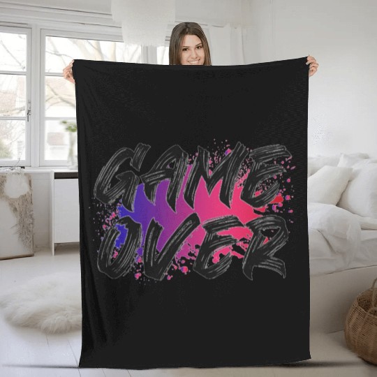 Game Over For Light Fleece Blankets