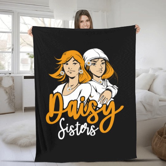 Daisy Garden Gardening Gardener Fleece Blankets