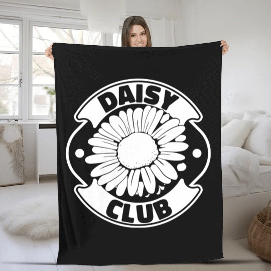 Daisy Garden Gardening Gardener Fleece Blankets