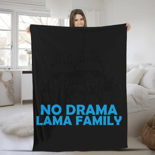 Parents No Drama Llama Fleece Blankets
