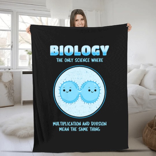Biology Major Teacher Student Science Geek Biologi Fleece Blankets