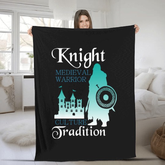 Middle Ages Shield Nobility Fleece Blankets