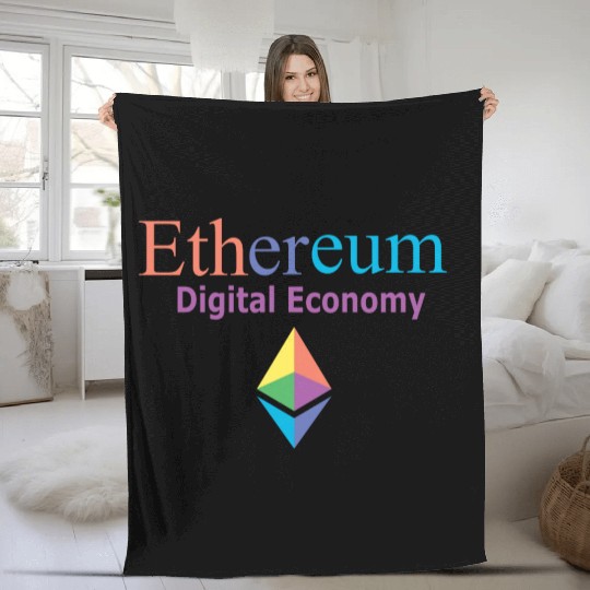 ETHEREUM DIGITAL ECONOMY Fleece Blankets