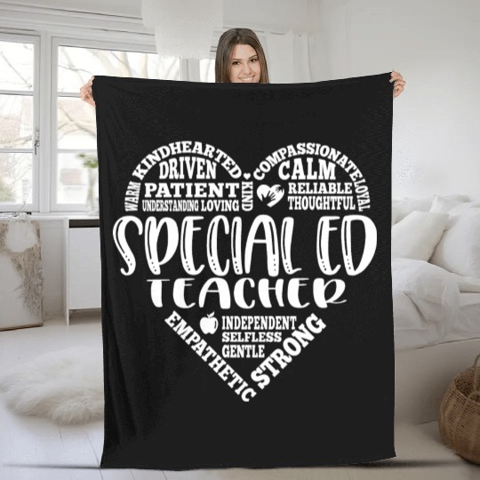 Special education teacher, SPED teacher Fleece Blankets