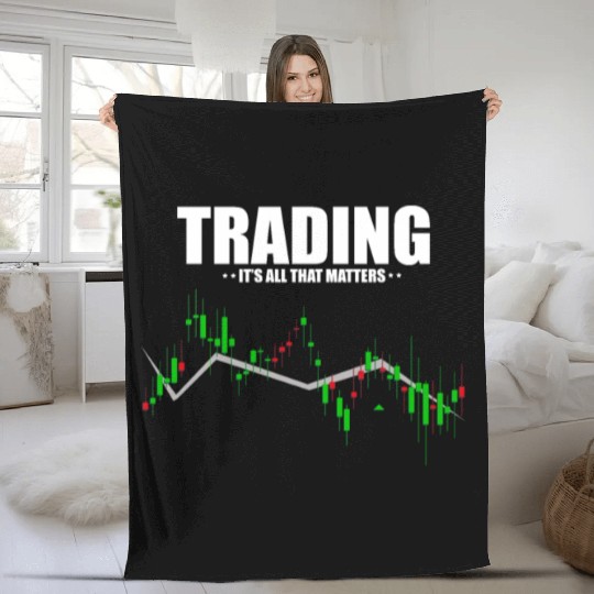 Hilarious Traders Appreciation Investors Graphic Fleece Blankets