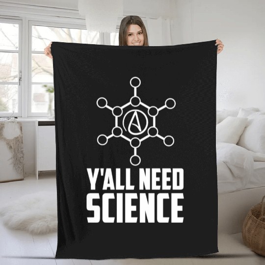 Atheism Atheist Fleece Blankets