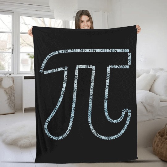 Irrational Number Math Physics 3.14 Pi Fleece Blankets
