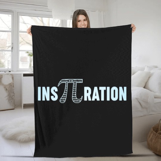 3.14 Pi Math Physics Teacher Irrational Number Pi Fleece Blankets