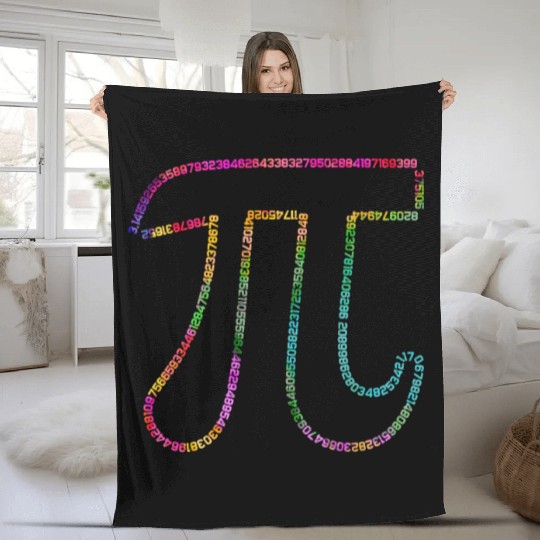 Pi Irrational Number Mathematics Physics 3.14 Fleece Blankets