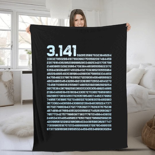 3.14 Pi Math Teacher Physics Irrational Number Fleece Blankets