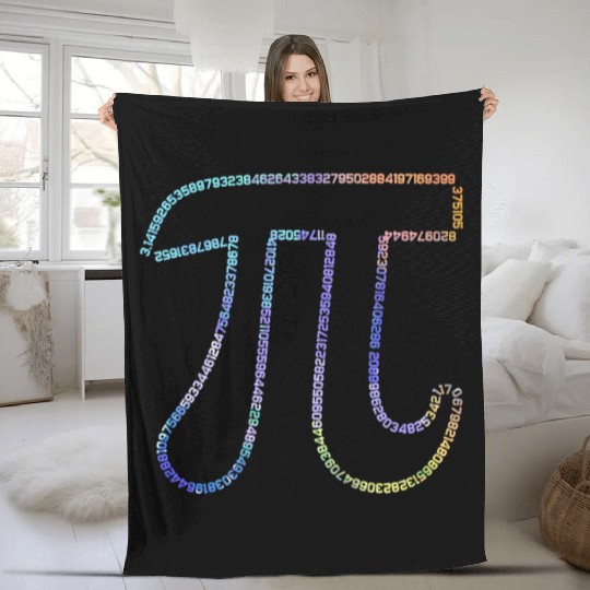 Pi Irrational Number Math Physics 3.14 Fleece Blankets