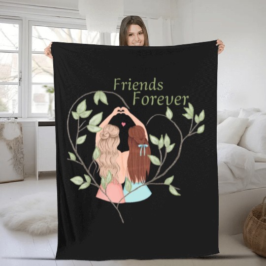 Friends forever Fleece Blankets