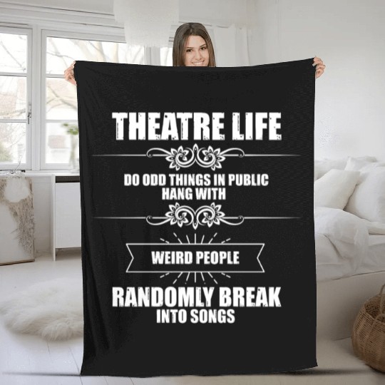 Novelty Hang With Weird People Randomly Break Fleece Blankets