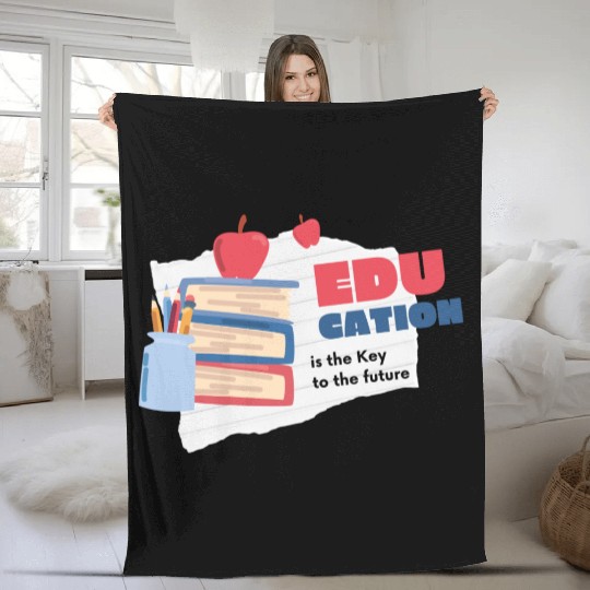 National Coloring book day Gift Fleece Blankets