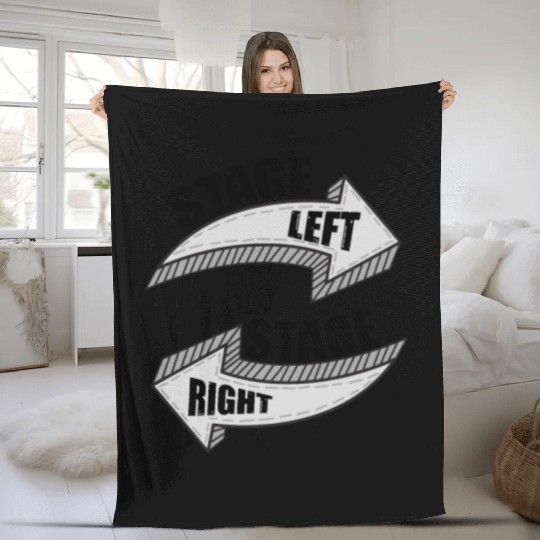 Novelty Dramatic Arts Actors Mockery Statements Fleece Blankets