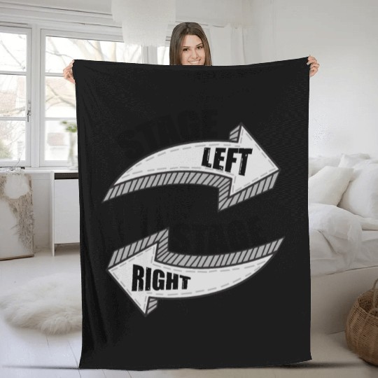 Novelty Dramatic Arts Actors Mockery Statements Fleece Blankets
