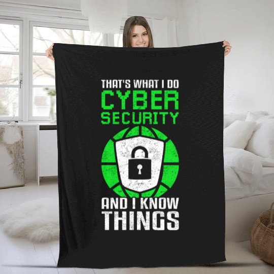 Cyber Security Funny Ethical Hacking Fleece Blankets