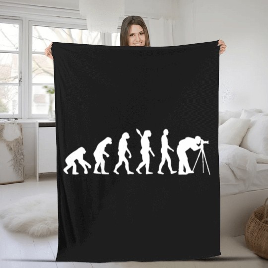 Photographer Evolution Fleece Blankets