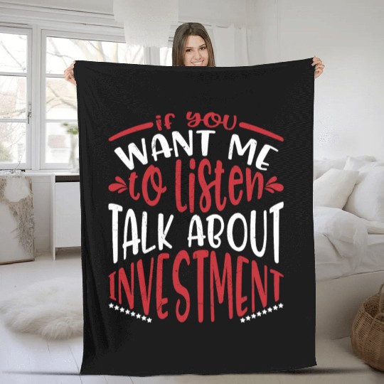 Budget Financial Management Analyst Lifestyle Gift Fleece Blankets