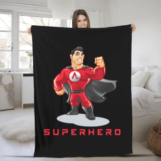 Super hero Fleece Blankets